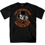 Hot Leathers GMS1553 Men’s Black I Don’t Have Trust Issues Printed T-Shirt