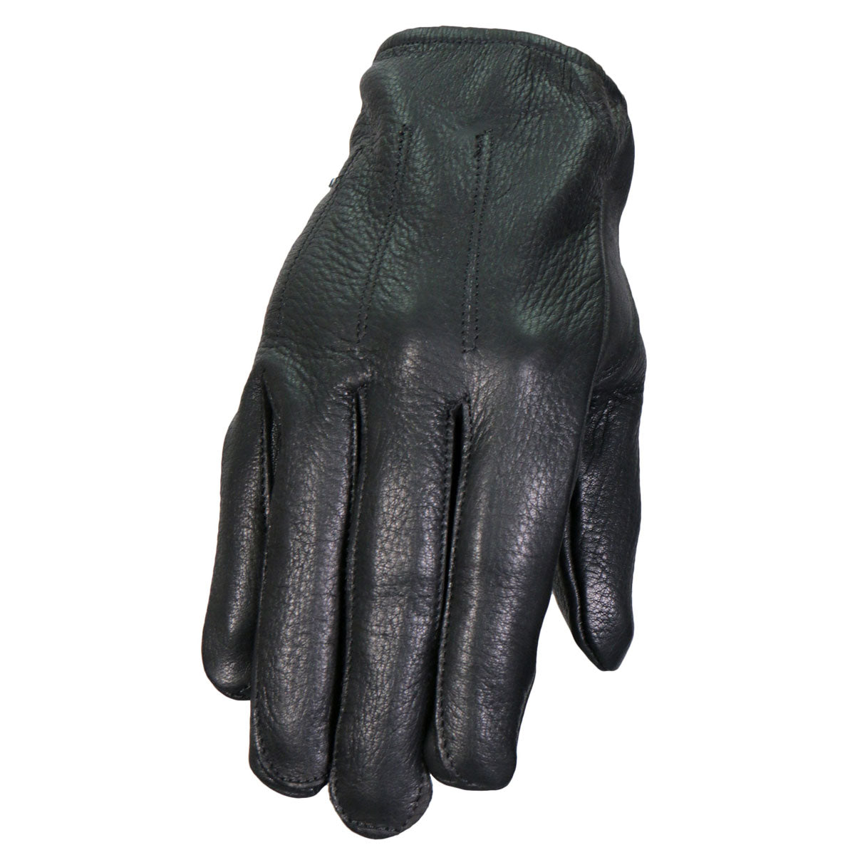 1-gvd1014-a01-web.jpg Hot Leathers GVD1014 Black Unlined Deerskin Driving Leather Gloves - Image 1