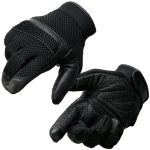 Milwaukee Leather MG7503 Men’s Black Leather  i-Touch Screen Compatible Mesh Racing Motorcycle Hand Gloves W/ Reflector