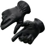 Milwaukee Leather MG7797 Women’s Black Leather Motorcycle Rider Unlined Gloves w/ Cool-Tec Leather Treatement