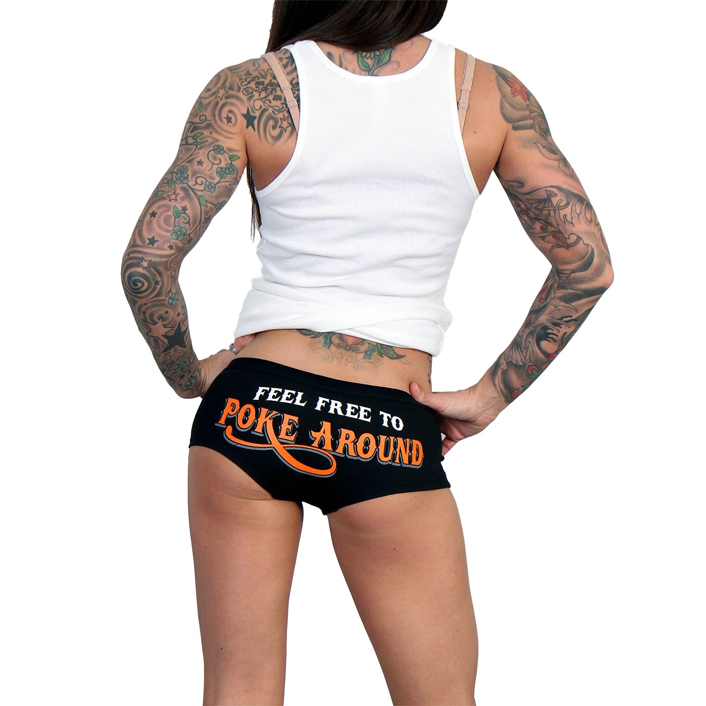 1-mplh222013-ptb7210-m01.jpg Hot Leathers PTB7210 Poke Around Ladies Boy Shorts - Image 1