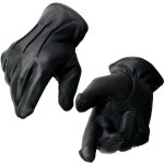 Milwaukee Leather SH865 Men’s Black Thermal Lined USA Deerskin Leather Motorcycle Winter Rider Gloves
