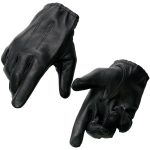 Milwaukee Leather SH887 Men’s USA Deerskin Black Leather Unlined Lightweight Motorcycle Riders Gloves