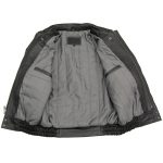 USA Leather 1515 Men’s Black ‘Classic Aviator’ Bomber Leather Jacket - Image 4