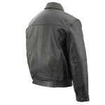 USA Leather 1515 Men’s Black ‘Classic Aviator’ Bomber Leather Jacket - Image 6
