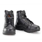 Milwaukee Leather MBM9115 Men’s Black Leather 6-Inch Swat Style-Tactical Motorcycle Rider Biker Boots