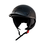ZOX ST-225B ‘Alto Custom’ Eagle Silver Motorcycle Half Helmet - Image 8