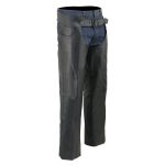 Milwaukee Leather SH1125 Men’s Black Braided Leather Jean Style Chaps - Image 11
