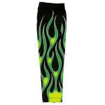 Hot Leathers ARM1006 Flames Green Arm Sleeve - Image 5