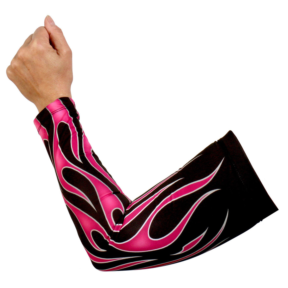 arm1008-m01-jwarn-edit-a.jpg Hot Leathers ARM1008 Flames Pink Arm Sleeve - Image 1
