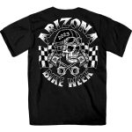 Hot Leathers AZM1347 Men’s 2023 Arizona Bike Week Vintage Skulls T-Shirt