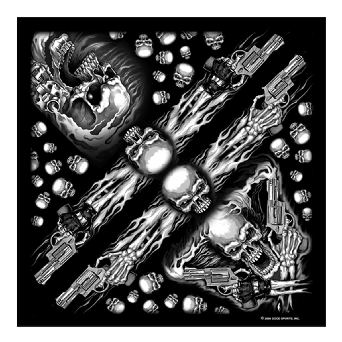bab1002-a01.jpg Hot Leathers BAB1002 Assassin Bandana - Image 1