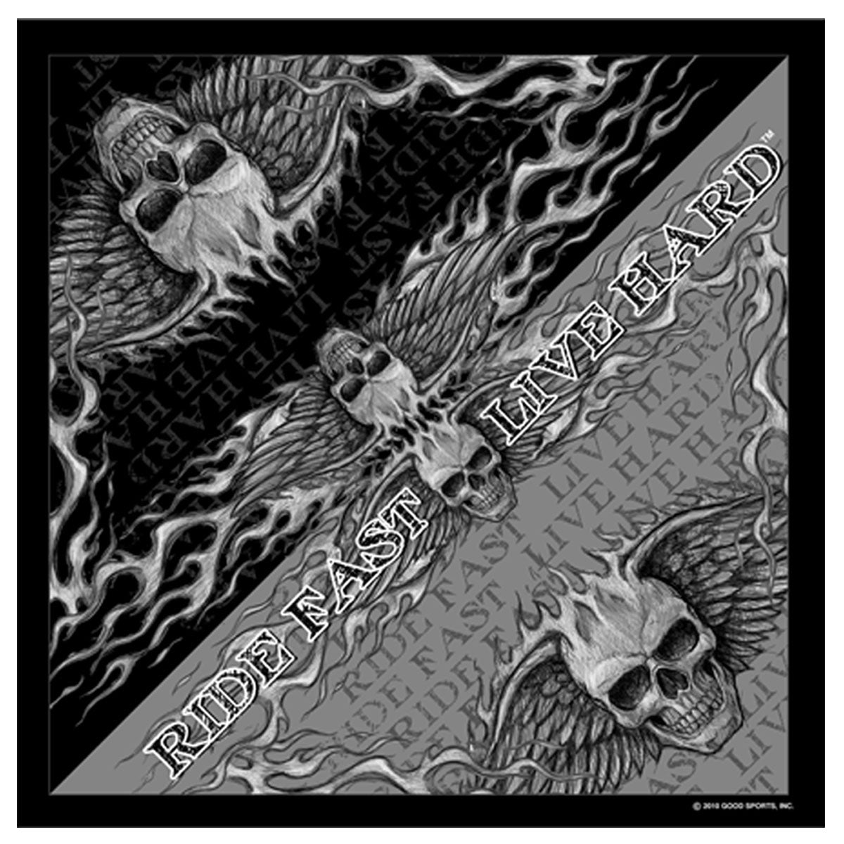 bab1053-a01.jpg Hot Leathers BAB1053 Bad Scratch Bandana - Image 1