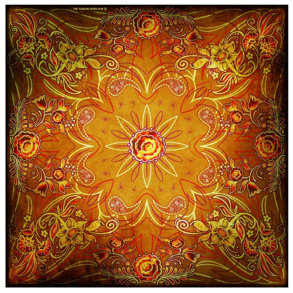 bab1073-a01.jpg Hot Leathers BAB1073 Pinstripe Flowers Bandana - Image 1