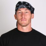 Hot Leathers BAP1001 Classic Black and White Paisley Bandana - Image 4