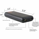 Milwaukee Leather and Nexgen Heat BATTERYHOD74 Universal Battery  for Hoodies - Image 3