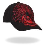 Hot Leathers BCA1014 Black Widow Ball Cap - Image 6