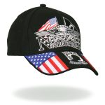 Hot Leathers BCA1015 Iron Eagle POW Ball Cap - Image 5