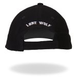 Hot Leathers BCA1030 Lone Wolf No Club Ball Cap - Image 4