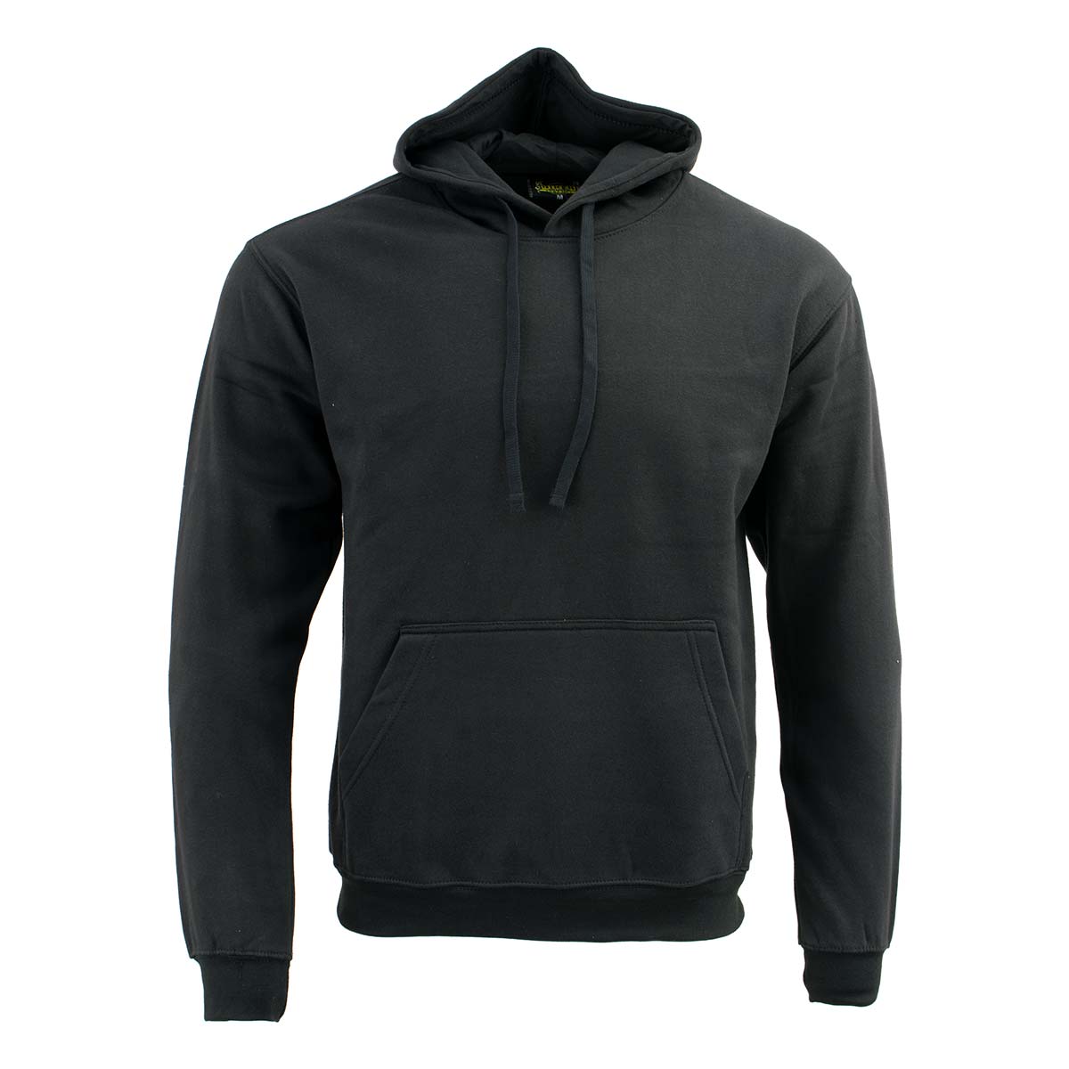 bcc118027-main.jpg Biker Clothing Co. BCC118027 Men’s Classic Black Pullover Hoodie Sweater - Image 1
