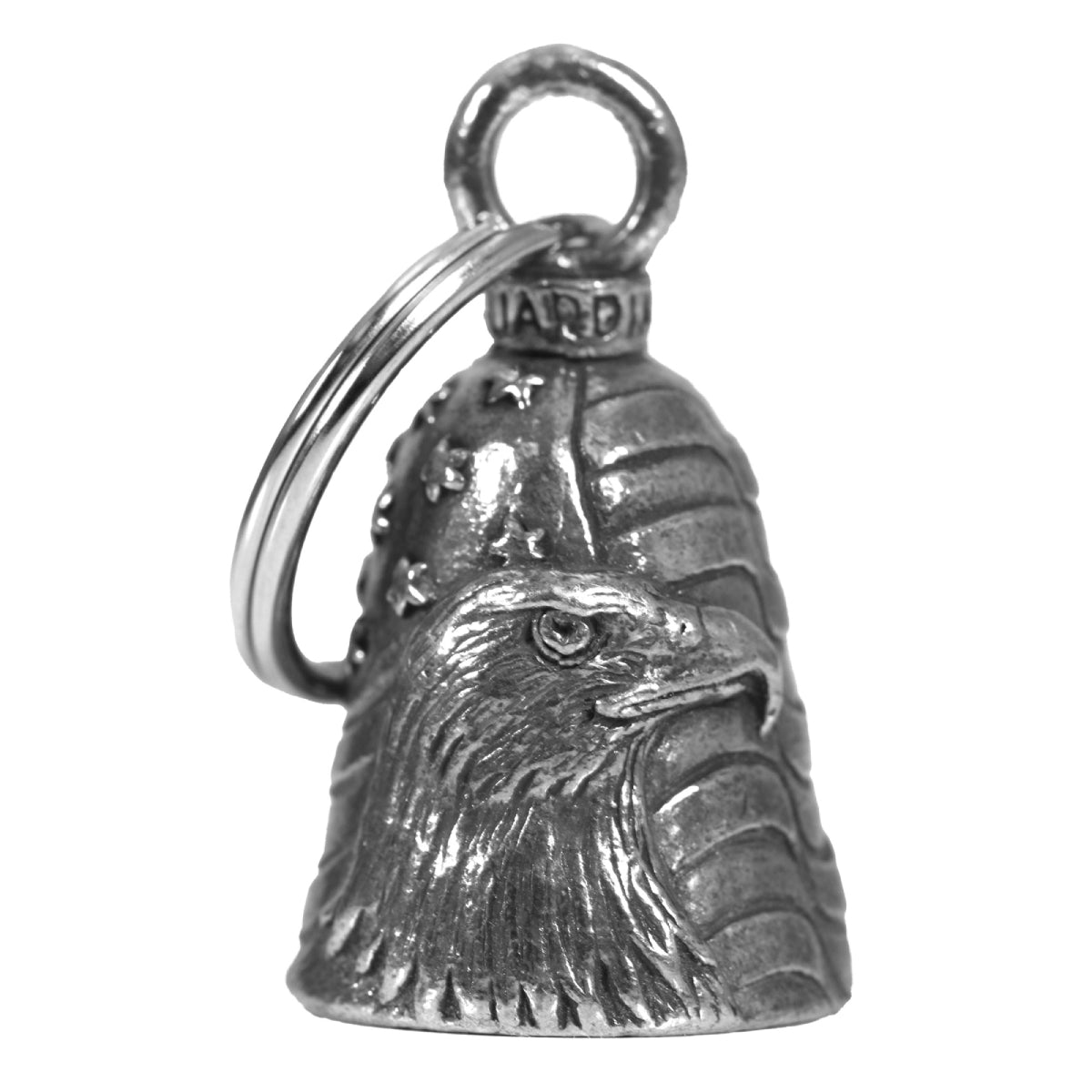 bea1118-a01.jpg Hot Leathers BEA1118 Bald Eagle Flag Guardian Bell - Image 1