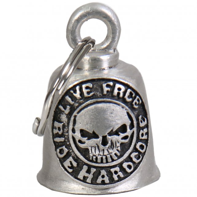bea3003-a01.jpg Hot Leathers BEA3003 Live Free Ride Free Guardian Bell - Image 1