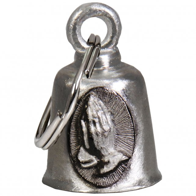 bea3028-a01.jpg Hot Leathers BEA3028 Praying Hands Guardian Bell - Image 1