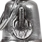 Hot Leathers BEA3029 Motorcycle Middle Finger Guardian Bell - Image 4