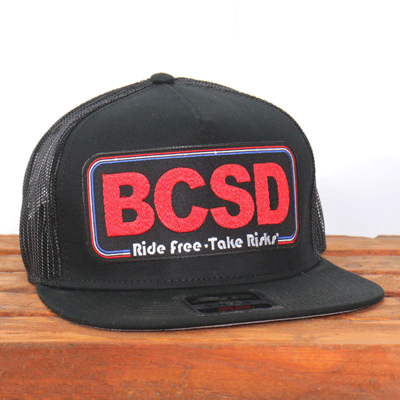 bfa2019-a01_800.jpg Official Sturgis BFA2019 Buffalo Chip Take Risks Black Snapback Hat - Image 1