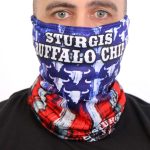 Official Sturgis BFA2107 Buffalo Chip Painted Flag Neck Gaiter