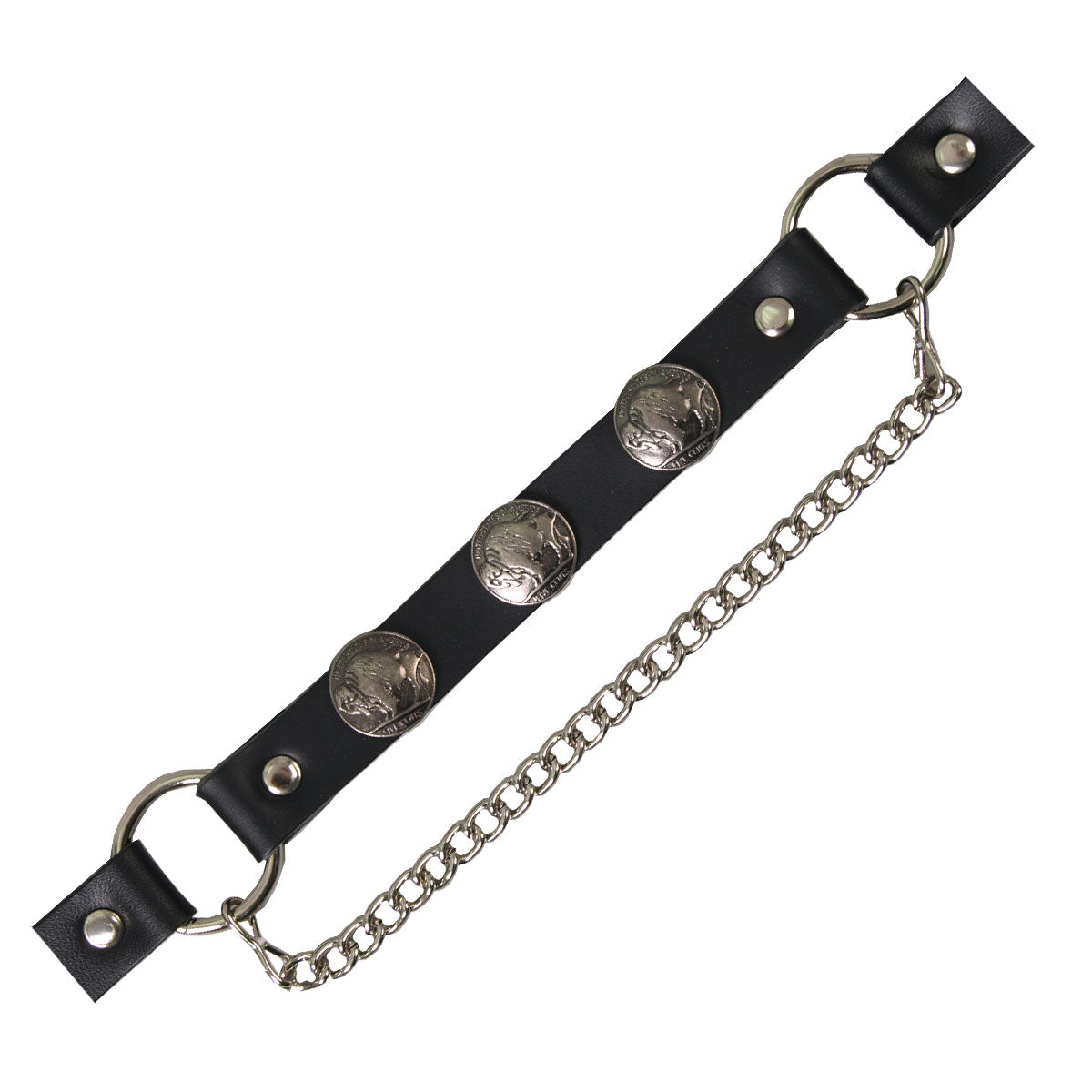 bnl1006-a01.jpg Hot Leathers BNL1006 Buffalo Nickel Boot Chain - Image 1
