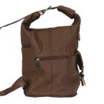 Hot Leathers BPA1017 Genuine Brown Leather Backpack Purse - Image 6