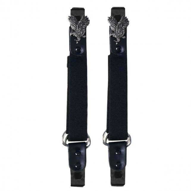 bua2011-a01.jpg Hot Leathers BUA2011 Flying Eagle Motorcycle Riding Pant Clips - Image 1