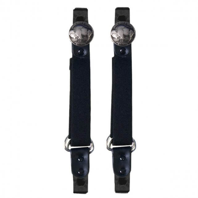 bua2015-a01.jpg Hot Leathers BUA2015 Buffalo Nickel Motorcycle Riding Pant Clips - Image 1