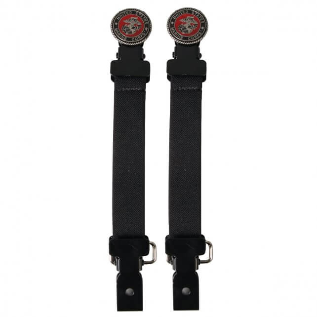 bua2023-a01.jpg Hot Leathers BUA2023 Marines Motorcycle Riding Pant Clips - Image 1
