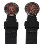 Hot Leathers BUA2023 Marines Motorcycle Riding Pant Clips - Image 2
