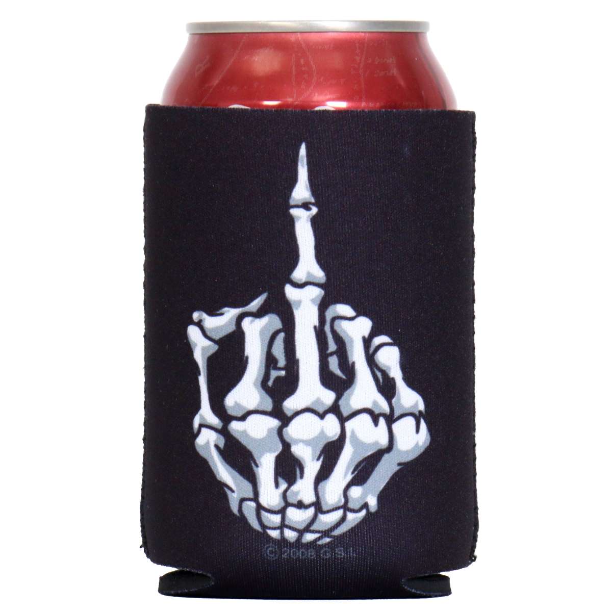 bvk3002-a01_20_1200x1200_d872f85d-df7e-4a53-9106-c74c0d3174b8.jpg Hot Leathers Skeleton Middle Finger Can Wrap BVK3002 - Image 1