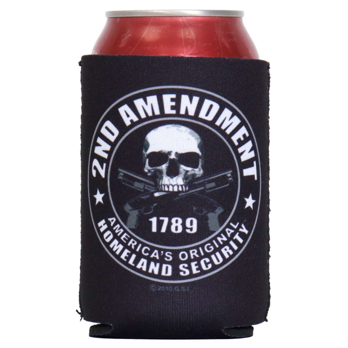 bvk3004-a01_20_1200x1200_c2af2e98-a42a-4660-92ea-b68dd0aa1315.jpg Hot Leathers 2nd Amendment Skull Can Wrap BVK3004 - Image 1