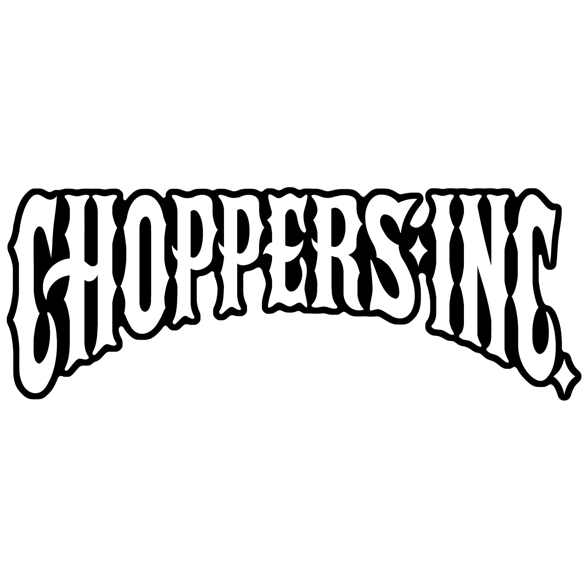 cia1019-a01.jpg Hot Leathers CIA1019 Official Choppers Inc Logo 2 Inches Patch - Image 1