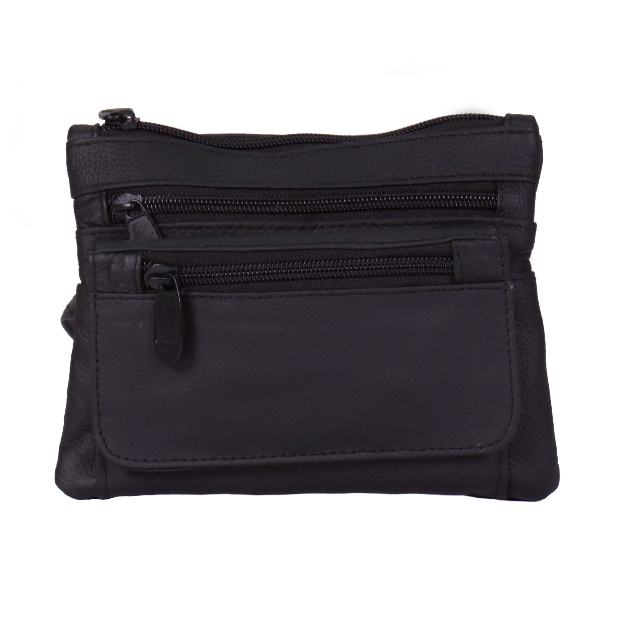 cpl5011-a01.jpg Hot Leathers CPL5011 Black Ladies Clip Pouch with Cell Pocket - Image 1