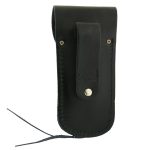 Hot Leathers CSF1006 Black Leather Knife Case with Snap Closure - Image 2