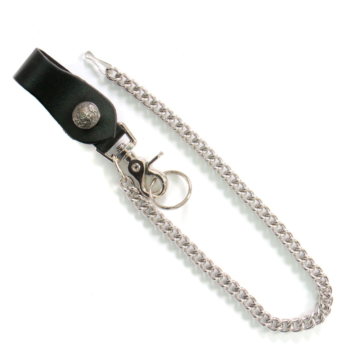 cwa1041-a01.jpg Hot Leathers CWA1041 18″ Buffalo Nickel Wallet Chain - Image 1