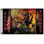 Hot Leathers FGA1008 Vietnam Wall Flag
