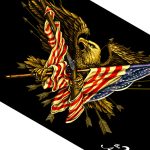 Hot Leathers FGA1058 2nd Amendment Eagle Flag - Image 2