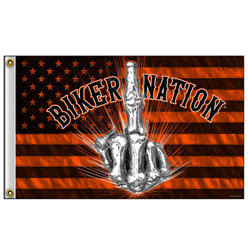 fga1076-a01.jpg Hot Leathers FGA1076 Bone Finger Flag - Image 1