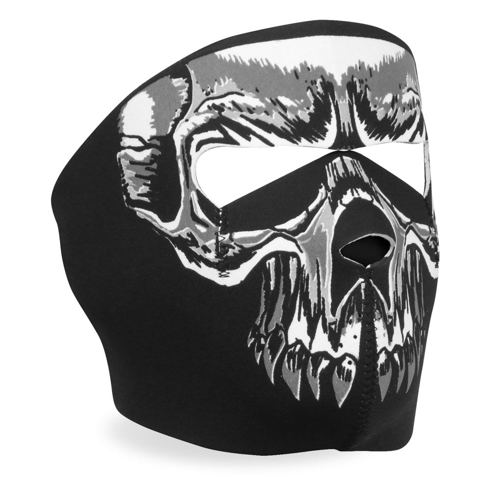 fma1003-a01.jpg Hot Leathers FMA1003 Evil Skull Neoprene Face Mask - Image 1