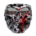 Hot Leathers FMP1003 “Star Skull” Polypro Face Mask with G-Tech Lenses