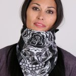 Hot Leathers FWC1002 Sugar Skull Face Wrap Neck Warmer - Image 5