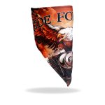 Hot Leathers FWC1003 Storm Cloud Eagle Face Wrap Neck Warmer - Image 3