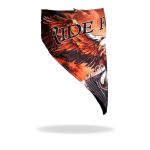 Hot Leathers FWC1003 Storm Cloud Eagle Face Wrap Neck Warmer - Image 4